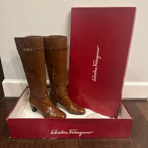 Salvatore Ferragamo Brown Boots Size 5.5